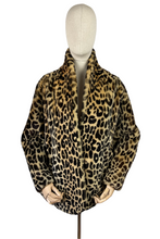 Load image into Gallery viewer, Original 1940&#39;s Dyed Lamb Leopard Print Jacket - Bust 38 40
