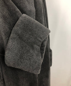 1940s Grey Faux Fur "Teddy Bear" Coat - Bust 38 40 42