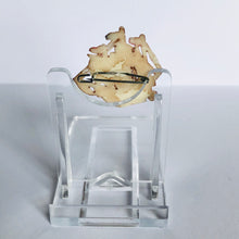 Load image into Gallery viewer, Vintage Celluloid Galleon Brooch - Pirate Ship
