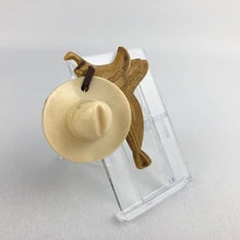 Load image into Gallery viewer, Vintage Plastic Cowboy Hat and Saddle Brooch
