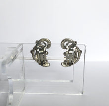 Load image into Gallery viewer, 1940s or 1950s Marcasite Clip on Earrings

