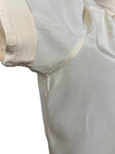 Load image into Gallery viewer, Original 1940&#39;s Cream Rayon Blouse with Embroidery - Make Do and Mend - Bust 40 42
