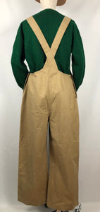 REPRODUCTION Women's Land Army Dungarees - Waist 36