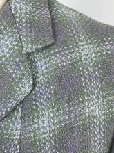 Load image into Gallery viewer, Original 1950s Marlbeck Tweed Suit in Purple and Green - Bust 35 36
