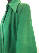 Load image into Gallery viewer, 1940s Kelly Green Wool Overcoat - B44
