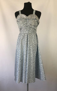 1950s Artificial Silk Novelty Print Dress and Bolero Set - B32
