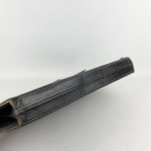 Load image into Gallery viewer, Original 1930&#39;s 1940&#39;s Black Leather Clutch Bag - Great Sized Piece
