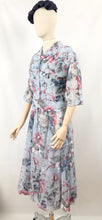 Load image into Gallery viewer, Original 1950s Floral Circle Dress with Matching Jacket - Bust 36 38
