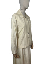 Load image into Gallery viewer, Original 1930&#39;s Pure Silk Suit - Smart Piece with Mother Of Pearl Buttons - 36-26-38
