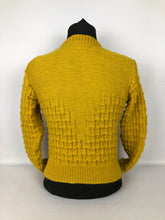 Load image into Gallery viewer, Reproduction 1930s Mustard Jumper - B35 36 37 38
