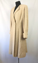 Load image into Gallery viewer, Original 1940s Thick Boucle Wool Coat in Cream - Bust 38
