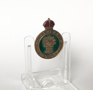 Original Women's Land Army Enamel Badge