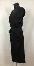 Load image into Gallery viewer, CC41 1940s Black Knitted Wiggle Dress by Jaeger - B34 35
