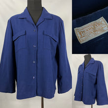 Load image into Gallery viewer, Vintage Navy Blue Pendleton Pure Wool Shirt - Bust 38 40 42
