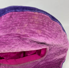 Load image into Gallery viewer, Absolutely Incredible 1940s Two Tone Velvet Hat In Purple and Pink *
