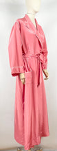 Load image into Gallery viewer, Original 1940s 1950s Pretty Pink and White Voluptuous Peggy Page Dressing Gown - Fabulous Robe - Bust 44 46
