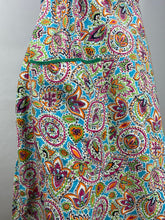 Load image into Gallery viewer, 1940s Floral Cotton Apron - Would Make A Great Summer Dress - Bust 36 37 38 *
