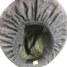 Load image into Gallery viewer, 1940s Dark Blue Grosgrain &quot;Bonnet&quot; Hat with Wide Brim

