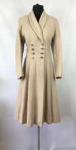 Load image into Gallery viewer, Original 1940s Double Breasted Fit and Flair Princess Coat - Bust 36 38
