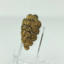 Load image into Gallery viewer, Vintage 1930s 1940s Gold Metal Ammonite Fur Clip
