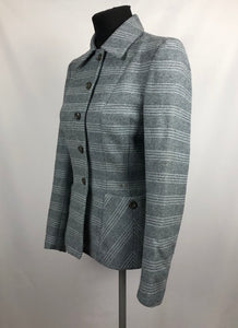 Original 1940s CC41 Stripe Wool Sports Jacket by Brenner - B34
