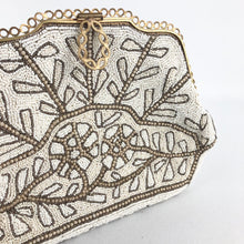 Load image into Gallery viewer, 1940s 1950s French Evening Bag with Beautiful Beading
