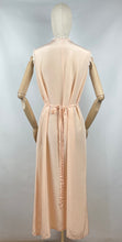 Load image into Gallery viewer, Original 1940s Nightdress by Rational with Lace Trim and Belt - Bust 40
