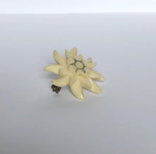 Load image into Gallery viewer, Vintage Carved Edelweiss Tourist Brooch
