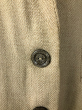 Load image into Gallery viewer, RESERVED FOR SOPHIE DO NOT BUY 1930s Cream Herringbone Coat with Smart Detailing - Bust 38 40 42
