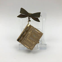 Load image into Gallery viewer, Vintage 1950s London Souvenir Mini Postcard Brooch with a Bow
