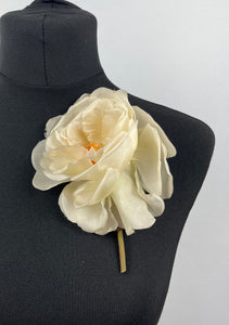 Original 1930s Cream Floral Rose Corsage - Beautiful True Vintage Accessory