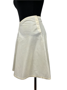 Original 1930's 1940's Cream Silk French Knickers with Lace Trim - Vintage Tap Pants - Waist 25 26