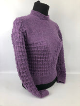 Load image into Gallery viewer, Reproduction 1930s Long Sleeved Jumper - B34 36 38
