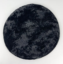 Load image into Gallery viewer, Original 1930&#39;s Inky Black Velvet Seamed Beret - Charming Little Hat

