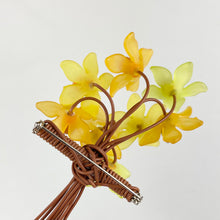 Load image into Gallery viewer, Fabulous Luxulite Brooch with a Cluster of Flowers in Autumnal Shades
