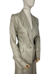 Original Volup 1930's Heavy Weight Linen Suit - Deadstock - Bust 42 44