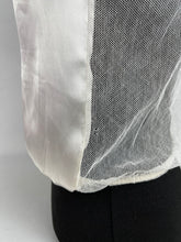 Load image into Gallery viewer, Original 1930&#39;s Satin and Net Dickie Blouse - Bust 32 33 34
