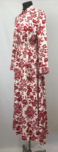 1940s CC41 Moygashel House Dress / Housecoat - B40