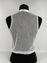 Load image into Gallery viewer, Original 1930&#39;s Satin and Net Dickie Blouse - Bust 32 33 34
