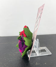 Load image into Gallery viewer, 1940&#39;s Felt Flower Anemone Corsage - Pretty Wartime Posy Brooch - Lilac, Red, Mauve and Pink
