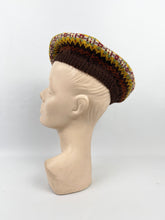 Load image into Gallery viewer, Reproduction 1940s Pure Wool Fair Isle Beret - Wonderful Design Featuring Eight Different Colours
