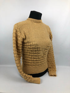 Reproduction 1930s Butterscotch Jumper - B35 38