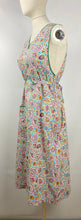 Load image into Gallery viewer, 1940s Floral Cotton Apron - Would Make A Great Summer Dress - Bust 36 37 38 *
