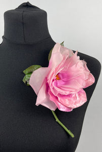 Original 1930s Soft Pink Floral Rose Corsage - Beautiful True Vintage Accessory