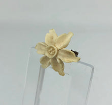 Load image into Gallery viewer, Vintage 1930s 1940s Carved Daffodil Brooch
