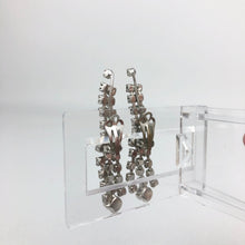 Load image into Gallery viewer, Vintage Claw Set Clear Paste Clip on Earrings
