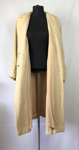 RESERVED FOR SOPHIE DO NOT BUY 1930s Cream Herringbone Coat with Smart Detailing - Bust 38 40 42