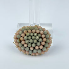 Load image into Gallery viewer, Original 1930&#39;s 1940&#39;s Pastel Pink and Blue Brooch With Faux Pearl Tips
