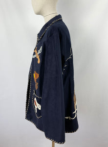 Reproduction Mexican Tourist Jacket with Pirate Theme by Girl In A Whirl - Bust 40 42