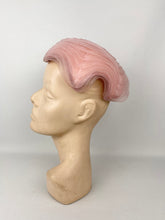 Load image into Gallery viewer, Original 1950&#39;s Pastel  Pink Nylon Hat - Classic Shape *
